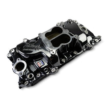 Cargar imagen en el visor de la galería, Edelbrock 65-90 BB Chevy Oval Port Heads Performer 2-O Manifold - Black Plasma