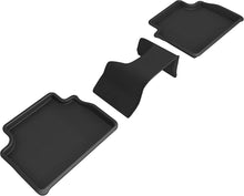 Cargar imagen en el visor de la galería, 3D MAXpider 17-21 Alfa Romeo Giulia / Giulia Quadrifoglio Kagu 2nd Row Floormats - Black