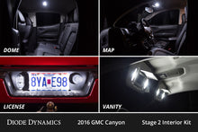 Cargar imagen en el visor de la galería, Diode Dynamics 15-22 GMC Canyon Interior LED Kit Cool White Stage 2