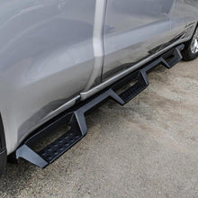 Cargar imagen en el visor de la galería, Westin 19-22 GMC Sierra 1500 CC 6.5ft Bed (Excl. 2019 Ltd/LD) HDX Drop W2W Nerf Step Bars - Tex. Blk