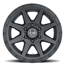 Cargar imagen en el visor de la galería, ICON Rebound 18x9 / 5x5in / -12mm / 4.5in BS Double Black Wheel