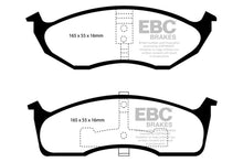 Cargar imagen en el visor de la galería, EBC 99-04 Chrysler 300M 3.5 Greenstuff Front Brake Pads
