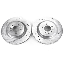 Cargar imagen en el visor de la galería, Power Stop 13-18 Land Rover Range Rover Rear Evolution Drilled &amp; Slotted Rotors - Pair