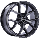 BBS SR 19x8.5 5x112 ET46 Satin Grey Wheel -82mm PFS/Clip Required