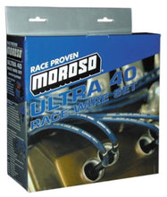 Cargar imagen en el visor de la galería, Moroso Chevrolet Big Block Ignition Wire Set - Ultra 40 - Sleeved - Non-HEI - 90 Degree - Black