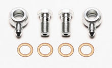 Cargar imagen en el visor de la galería, Wilwood Banjo Fitting Kit -3 male to 7/16 Banjo Bolts &amp; Crush Washers (2 qty)