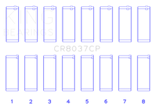 Cargar imagen en el visor de la galería, King Engine Bearings 01-09 GM Duramax 6.6L A Rod (Size +.25mm) Connecting Rod Bearing Set