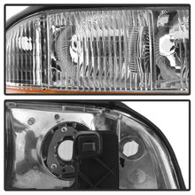 Cargar imagen en el visor de la galería, xTune 98-01 GMC Jimmy S15 (w/Fog Lights) OEM Headlights w/Amber Bumper - Chrm (HD-JH-GS1598-OE-C)