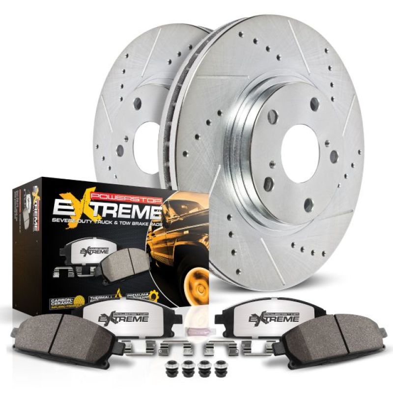 Power Stop 99-04 Land Rover Discovery Rear Z36 Truck & Tow Brake Kit