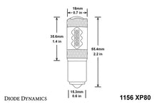 Cargar imagen en el visor de la galería, Diode Dynamics 1156 XP80 LED - Amber Four