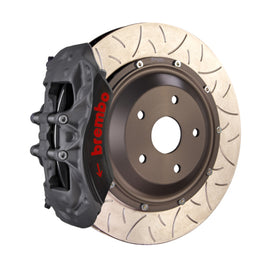 Brembo 15-16 Porsche 981 Cayman GTS (PCCB Equipped) PISTA Front Race BBK 2pc 355x35x53a 2pc Rotor T3