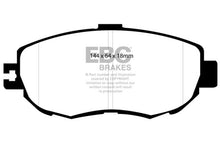 Cargar imagen en el visor de la galería, EBC 93-94 Lexus LS400 4.0 Yellowstuff Front Brake Pads