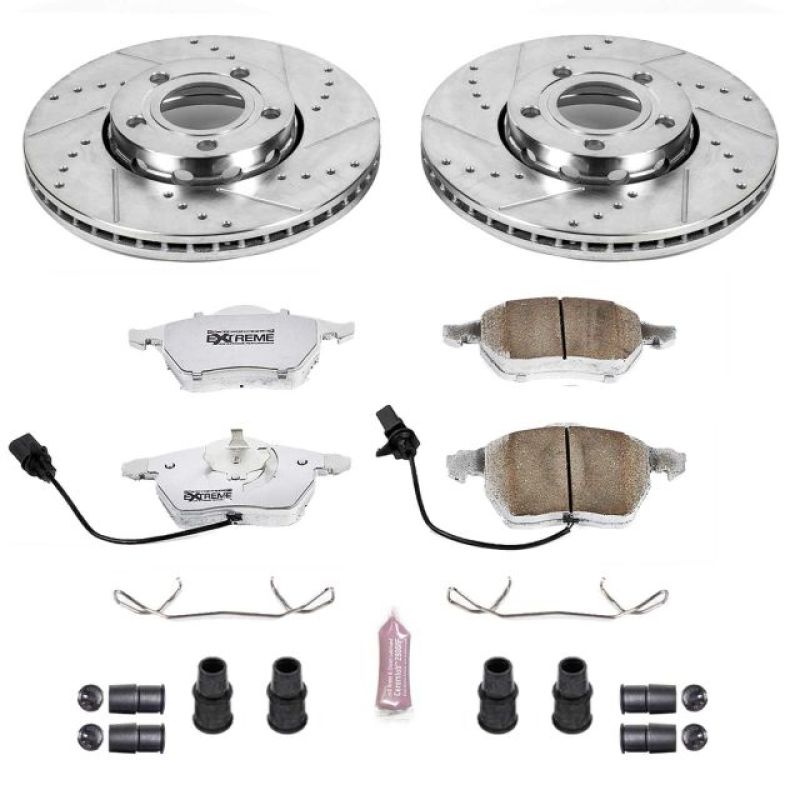 Power Stop 05-06 Audi A4 Front Z26 Street Warrior Brake Kit