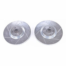Cargar imagen en el visor de la galería, Power Stop 16-18 Volvo S90 Front Evolution Drilled &amp; Slotted Rotors - Pair