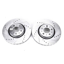 Cargar imagen en el visor de la galería, Power Stop 08-09 Volvo S60 Front Evolution Drilled &amp; Slotted Rotors - Pair