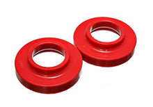 Cargar imagen en el visor de la galería, Energy Suspension Front. Spring Pad Set Jeep Tj - Red