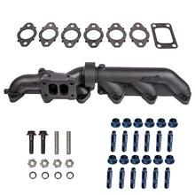 Cargar imagen en el visor de la galería, ATS Diesel 03-07 5.9L Cummins 2-Piece T3 Pulse Flow Exhaust Manifold Kit w/ Gaskets &amp; Hardware