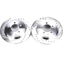 Cargar imagen en el visor de la galería, Power Stop 02-10 Ford Explorer Rear Evolution Drilled &amp; Slotted Rotors - Pair