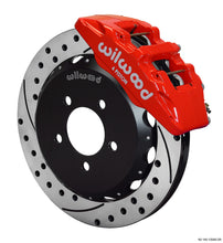 Cargar imagen en el visor de la galería, Wilwood Dynapro 6 Front Kit 12.88 x 1.00 Drilled Red