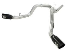 Cargar imagen en el visor de la galería, aFe MachForce XP Exhaust 4inch DP-Back All SS 2011-14 GM Diesel Trucks V8-6.6L LML Black Tips