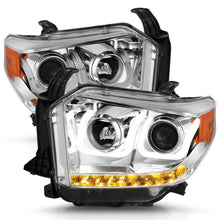 Cargar imagen en el visor de la galería, ANZO 2014-2015 Toyota Tundra Projector Headlights w/ U-Bar Chrome w/ DRL