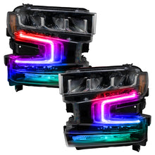 Cargar imagen en el visor de la galería, Oracle 19-21 Chevy Silverado 1500 RGB+W Headlight DRL Kit - w/ Simple Controller