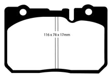 Cargar imagen en el visor de la galería, EBC 95-00 Lexus LS400 4.0 Ultimax2 Front Brake Pads