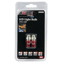 Cargar imagen en el visor de la galería, ANZO LED Bulbs Universal 194/168 Red - 5 LEDs