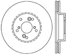 Cargar imagen en el visor de la galería, StopTech Power Slot 99-08 Acura TL (STD Caliber) / 01-03 CL / 04-10 TSX Front Right Slotted Rotor