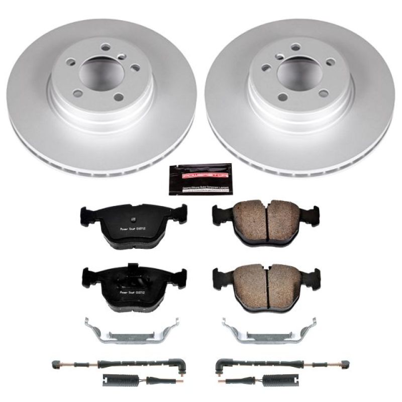 Power Stop 03-05 Land Rover Range Rover Front Z23 Evolution Sport Coated Brake Kit