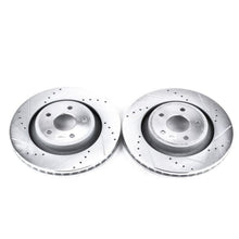 Cargar imagen en el visor de la galería, Power Stop 06-10 Jeep Grand Cherokee Front Evolution Drilled &amp; Slotted Rotors - Pair