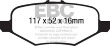 Cargar imagen en el visor de la galería, EBC 13+ Ford Explorer 3.5 Twin Turbo 4WD Greenstuff Rear Brake Pads