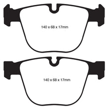 Cargar imagen en el visor de la galería, EBC 10+ BMW 535i 3.0 Twin Turbo GT (F07) Yellowstuff Rear Brake Pads