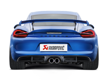 Cargar imagen en el visor de la galería, Akrapovic 16-16 Porsche Boxster Spyder / Cayman GT4 (981) Slip-On Line (Titanium) w/ Titanium Tips