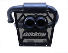 Cargar imagen en el visor de la galería, Gibson 2024 Cam-Am Maverick R 4in. T304 Stainless Round Dual Wall Slash-Cut Tip - Black Ceramic