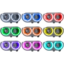 Cargar imagen en el visor de la galería, Oracle 08-14 Dodge Challenger SMD HL (Non-HID) - ColorSHIFT w/o Controller