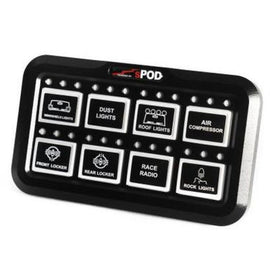 sPOD 8 Circuit Systems Add On HD Switch Panel
