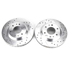 Cargar imagen en el visor de la galería, Power Stop 04-05 Buick Rainier Front Evolution Drilled &amp; Slotted Rotors - Pair