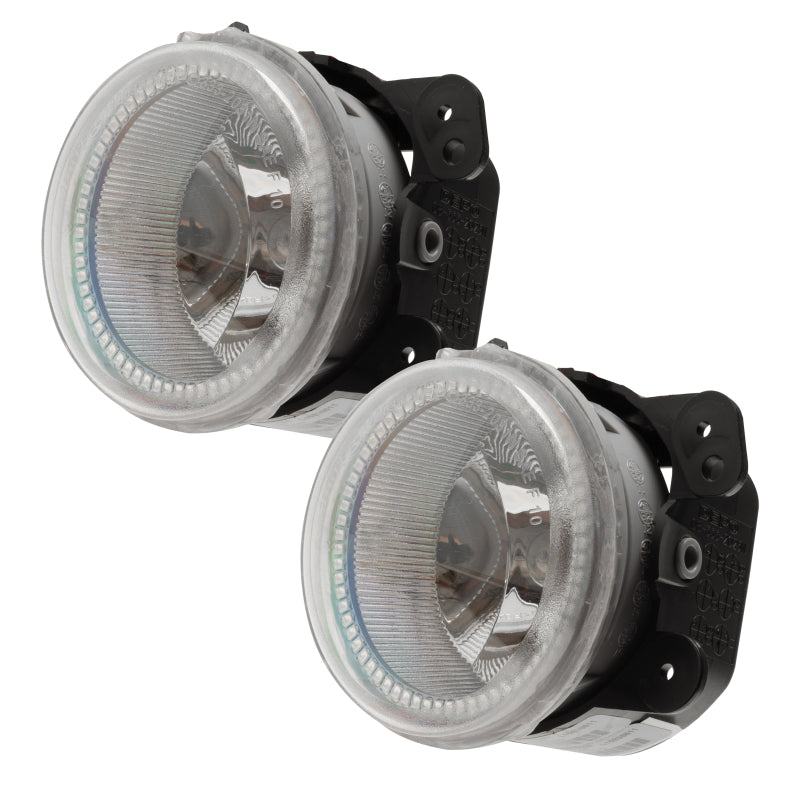 Oracle Lighting 10-15 Jeep Wrangler JK Pre-Assembled LED Halo Fog Lights -UV/Purple