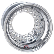 Cargar imagen en el visor de la galería, Weld Wide 5 XL Direct Mount 15x10 / 5x10.25 BP / 4in. BS Polished Assembly - Mod Outer Beadlock