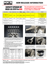 Cargar imagen en el visor de la galería, HKS BCD Piston Kit VR38 4.3L STEP Pro