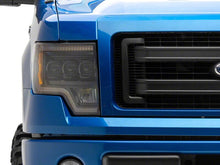 Cargar imagen en el visor de la galería, Raxiom 09-14 Ford F-150 CXR Series LED Projector Headlights- Black Housing- Clear Lens
