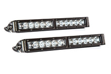 Cargar imagen en el visor de la galería, Diode Dynamics 12 In LED Light Bar Single Row Straight Clear Driving (Pair) Stage Series