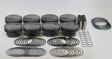 Cargar imagen en el visor de la galería, Mahle MS Piston Set BBC 510ci 4.31in Bore 4.375in Stroke 6.385in Rod .990 Pin 18cc 10.5 CR Set of 8