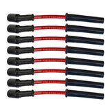 Moroso GM LS 5.7L/6.0L/6.2L/7.0L Ultra 40 8.5mm Multi-Angle Boot Ignition Spark Plug Wire Set - Red