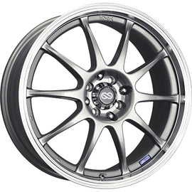 Enkei J10 17X7 4x100/108 42mm Offset 72.6mm Bore Silver Wheel (MOQ 40)