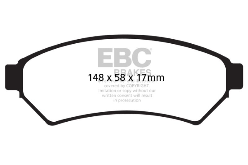 EBC 04-05 Buick Terraza 3.5 FWD Greenstuff Front Brake Pads