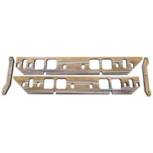 Cargar imagen en el visor de la galería, Moroso GM BBC Oval Port Intake Manifold Spacers - Machined Aluminum