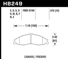 Load image into Gallery viewer, Hawk 98-02 Chevy Camaro / 98-02 Pontiac Firebird Race DTC-60 Front Brake Pads