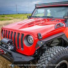 Cargar imagen en el visor de la galería, DV8 Offroad 18+ Jeep JL Heat Dispersion Hood - Primer Black